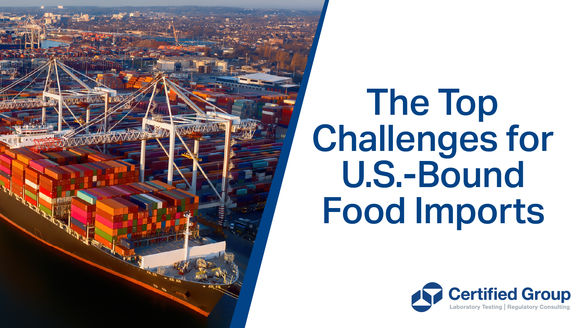 Challenges when importing food into the U.S. 